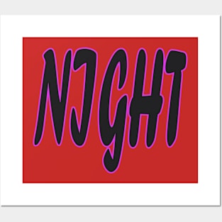 night simple design Posters and Art